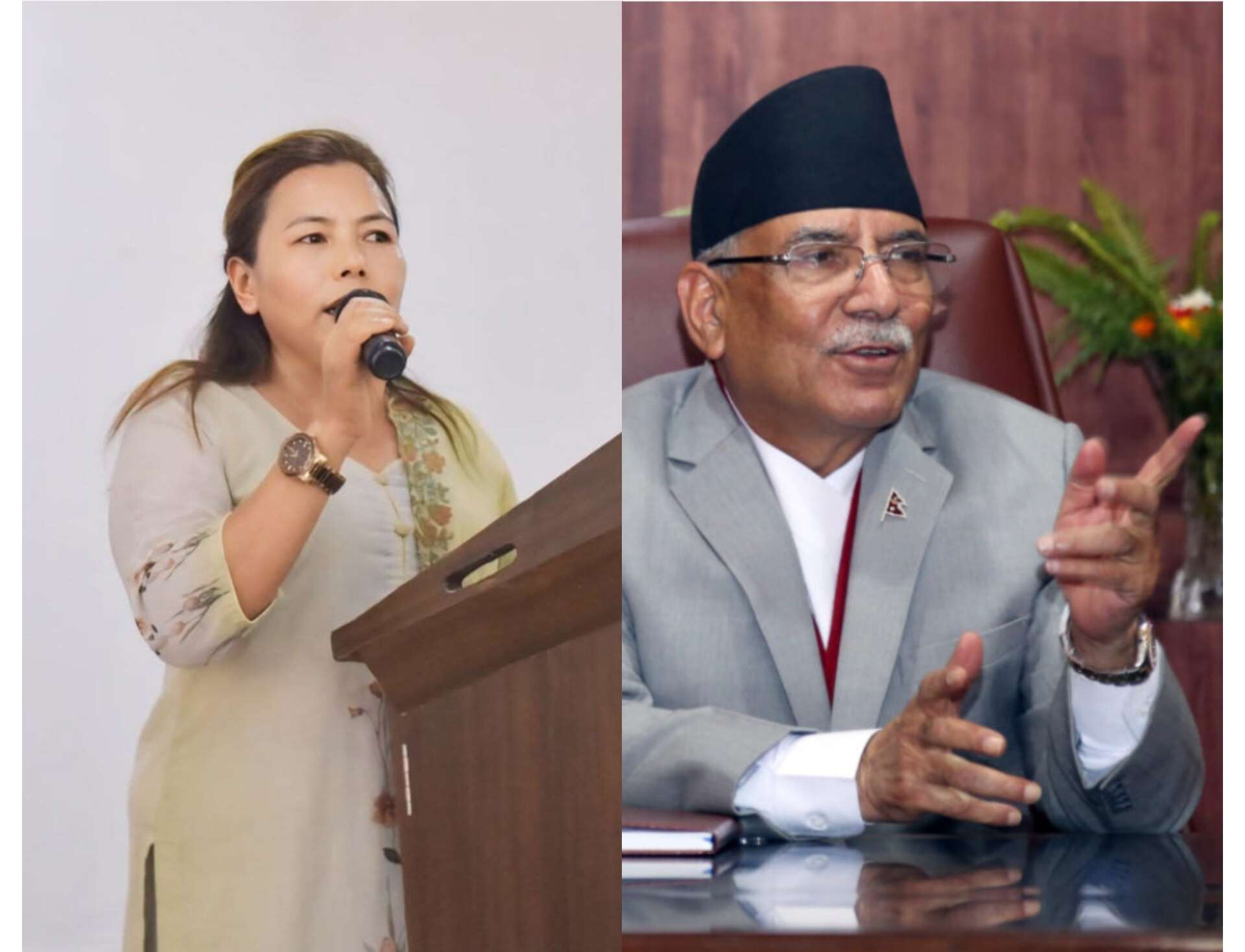 सहिद परिवार नेतृ लक्ष्मी गुरुङद्वारा प्रचण्डलाई प्रत्र