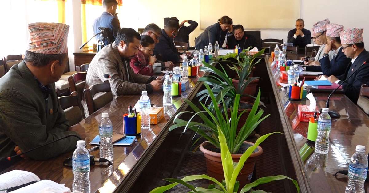 गणपूरक सङ्ख्या नपुगेपछि अर्थसमिति बैठक स्थगित
