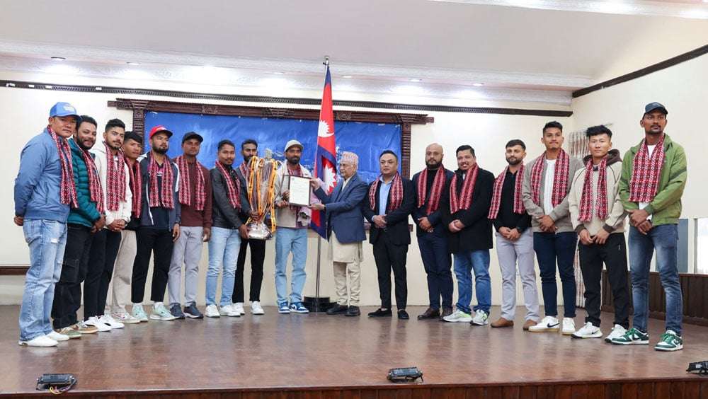 जनकपुर बोल्ट्सलाई प्रधानमन्त्रीको सम्मान