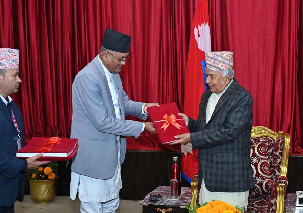 राष्ट्रपतिसमक्ष महान्यायाधिवक्ताको वार्षिक प्रतिवेदन पेस