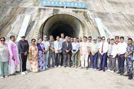 उर्जामन्त्री खड्काद्धारा सुनकोशी मरिन डाइभर्सन आयोजनाको निरीक्षण