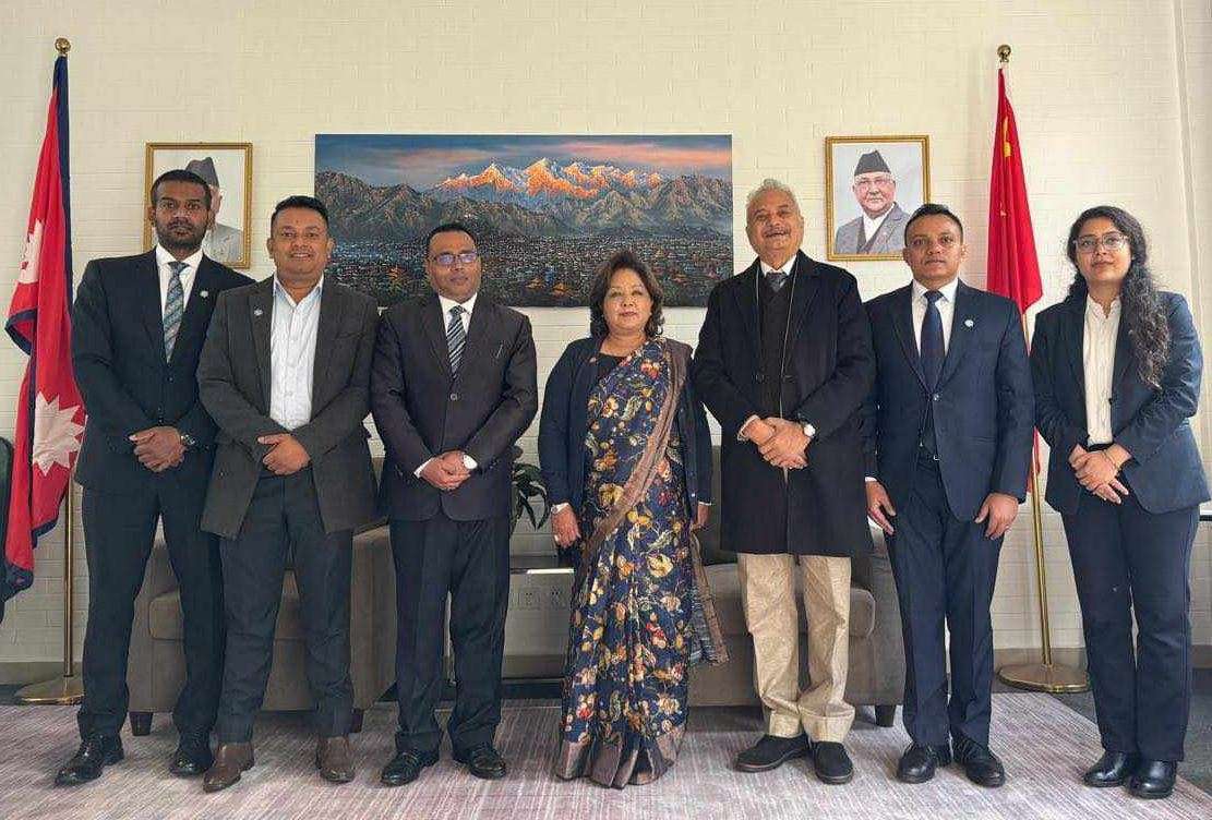 परराष्ट्रमन्त्री डा राणा छन्दुस्थित महावाणिज्यदूतावासमा